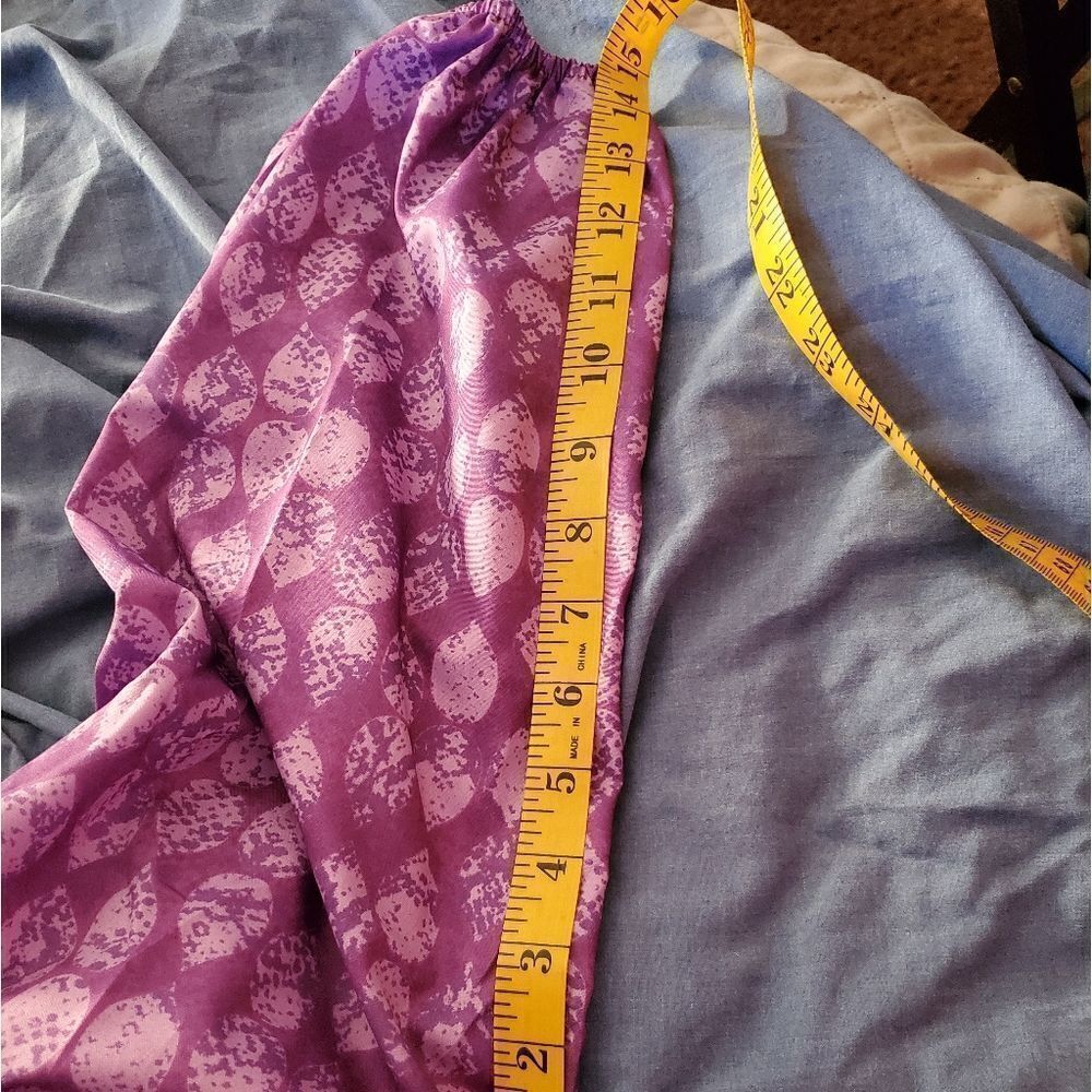 Purple Button up Blouse - Picture 8 of 12